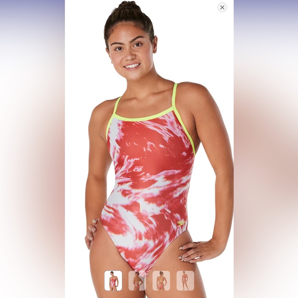 Speedo One Piece Swimsuit - size 34